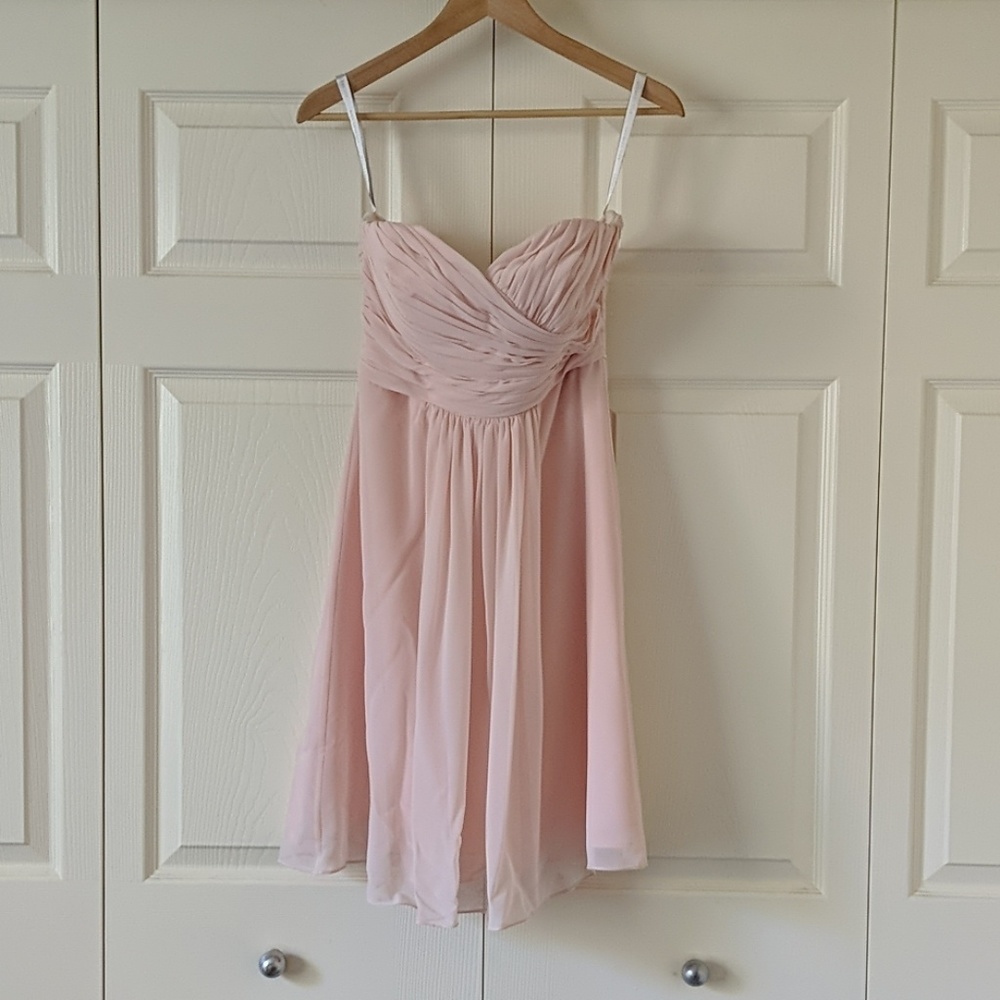 Bill Levkoff | Sweetheart Blush Pink Party Dress
